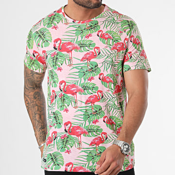 American People - Tee Shirt Rose Chiné