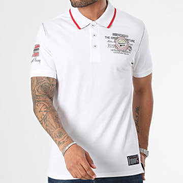 Geographical Norway - Polo Manches Courtes Kilsvik Blanc