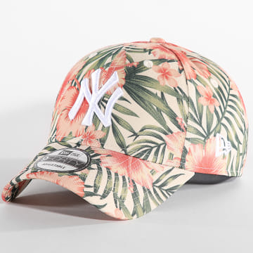 New Era - Gorra Tropical 9 Forty NY 60503582 Beige Rosa Verde Floral
