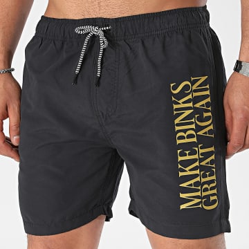 Old Pee - Make Binks Great Again Pantalones cortos de baño Oro negro