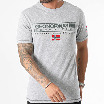Geographical Norway - Tee Shirt Jasic Gris Chiné