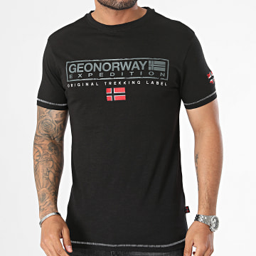 Geographical Norway - Camiseta negra Jasic