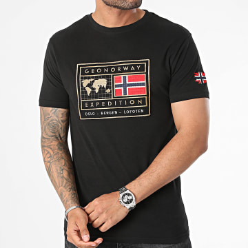 Geographical Norway - Tee Shirt Jofoten Noir