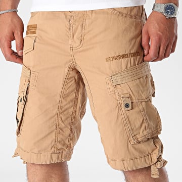 Geographical Norway - Pantaloncini Cargo beige
