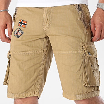 Geographical Norway - Pantaloncini Cargo beige