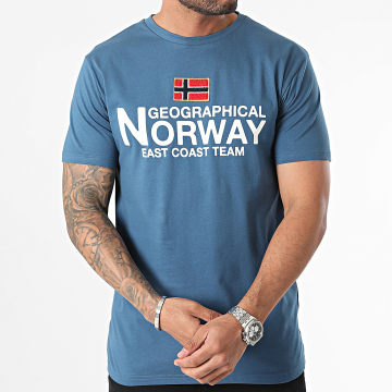 Geographical Norway - Camiseta azul Jacky