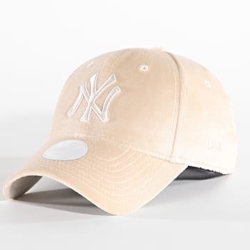 New Era - Cappello in velluto da donna 9Forty NY 60503612 Beige