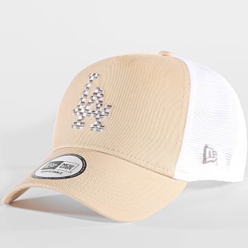 New Era - Cappello da camionista 60503629 Bianco Beige