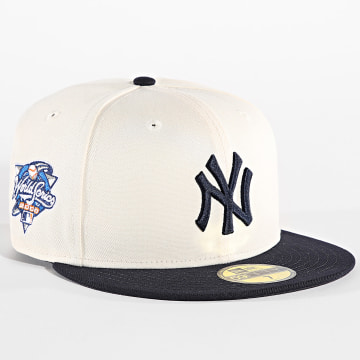 New Era - Casquette Fitted 59 Fifty NY 60503460 Beige Noir