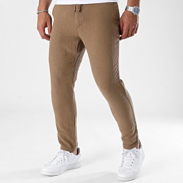 Mackten - Pantalon Jogging Mus Marron