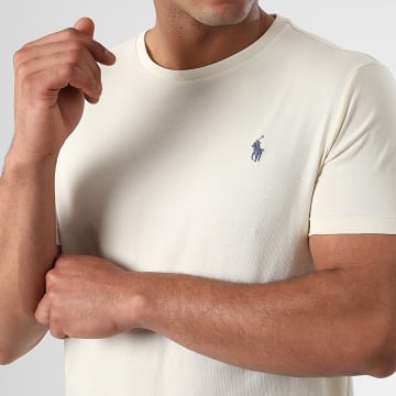 Polo Ralph Lauren - Slim Tee Shirt Original Player Beige