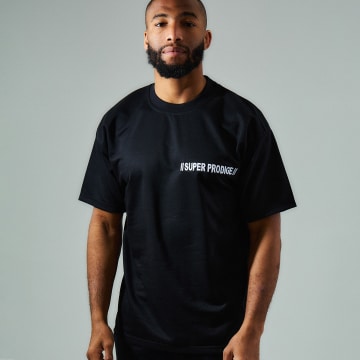 Super Prodige - Camiseta oversize 0322 Negro