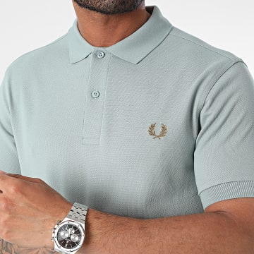 Fred Perry - Polo Manches Courtes Plain Fred Perry M6000 Bleu Clair