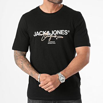 Jack And Jones - Tee Shirt Aruba Branding Noir