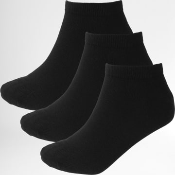 Jack And Jones - Lote de 3 pares de calcetines negros Louis Dongo