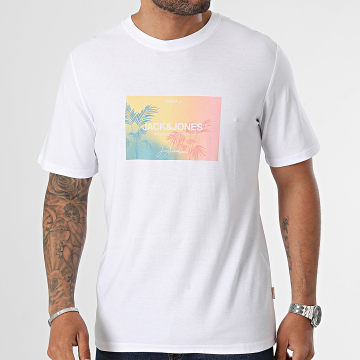 Jack And Jones - Raruba Sunset Tee Bianco