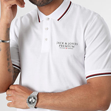 Jack And Jones - Polo Manches Courtes Archie Blanc