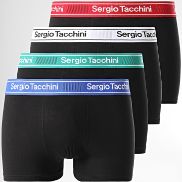 Sergio Tacchini - Pack de 4 calzoncillos bóxer 92893030 Negro