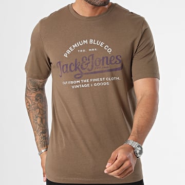 Jack And Jones - Camiseta Blulouie Marrón