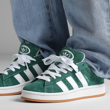 Adidas Originals - Baskets Femme Campus 00s IH7492 Dark Green Cloud White Off White