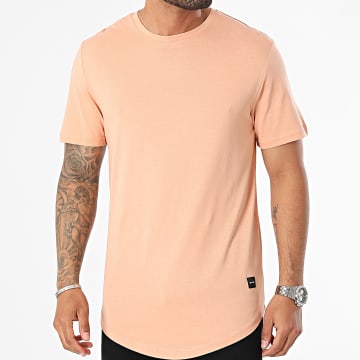 Only And Sons - Oversized Matte Longy Licht Koraal T-shirt