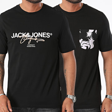Jack And Jones - Juego de 2 camisetas Aruba negras