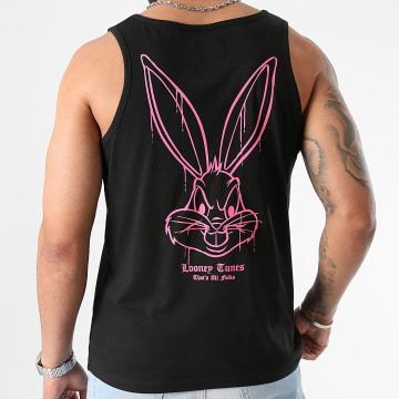 Looney Tunes - Camiseta de tirantes Angry Bugs Bunny Back Negro