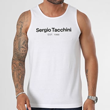 Sergio Tacchini - Camiseta de tirantes Goblin 40515 Blanca