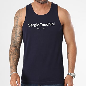 Sergio Tacchini - Débardeur Goblin 40515 Bleu Marine