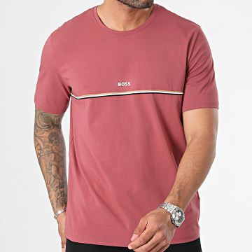 BOSS - Camiseta Unique 50515395 Rojo ladrillo