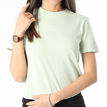 Calvin Klein - Camiseta mujer 4791 Verde