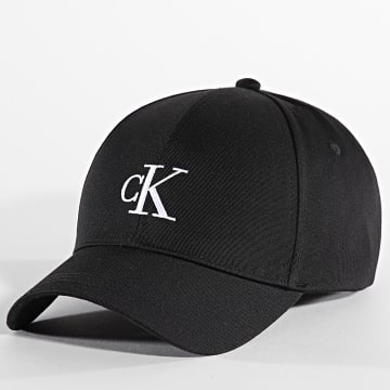 Calvin Klein - Cappello con ricamo monogramma 2147 nero