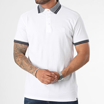Indicode Jeans - Polo Manches Courtes Alesion 41-042 Blanc