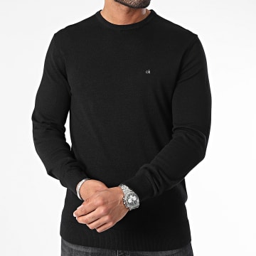 Calvin Klein - Sweat Crewneck Cotton Blend 3549 Noir