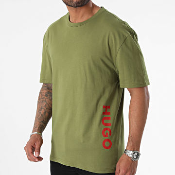HUGO - Tee Shirt Relaxed 50493727 Vert Kaki