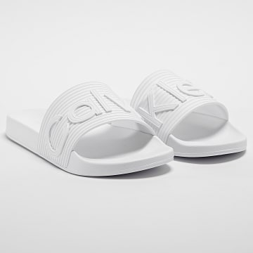 Calvin Klein - Claquettes Pool Slide 1519 Bright White