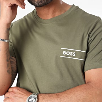 BOSS - Tee Shirt RN24 50517715 Vert Kaki