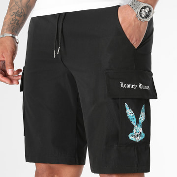 Looney Tunes - Icy Bugs Bunny Cargo Shorts Negro