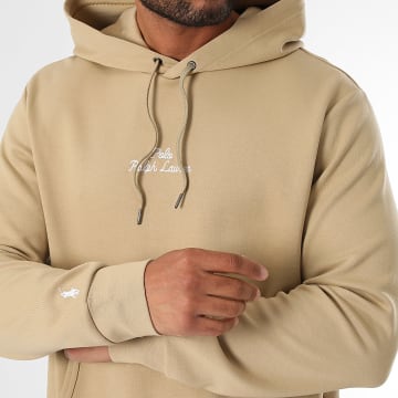 Polo Ralph Lauren - Felpa con cappuccio con ricamo logo Beige