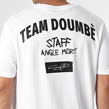 Angle Mort - Tee Shirt Oversize Large Staff Blanc