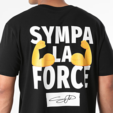 Angle Mort - Oversize Tee Shirt Large Sympa La Force Negro