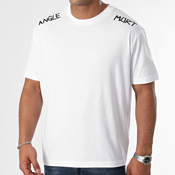 Angle Mort - Tee Shirt Oversize Large Shoulders Angle Mort Blanc