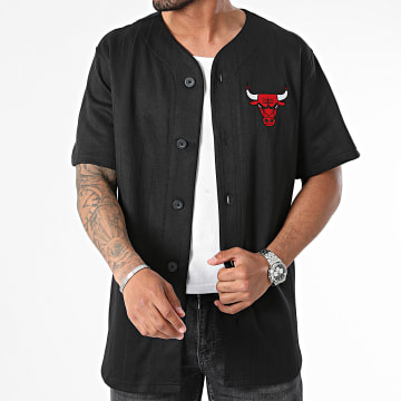 New Era - Chicago Bulls - Camicia a maniche corte nera
