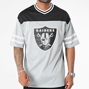 New Era - Tee Shirt Oversize Las Vegas Raiders Noir Gris