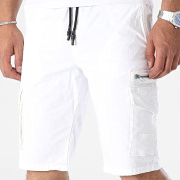Paname Brothers - Short Cargo Blanc