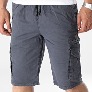 Paname Brothers - Pantalones cortos cargo azul marino