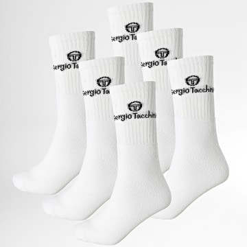 Sergio Tacchini - Lote de 6 pares de calcetines 93230832 Blanco