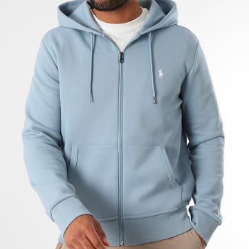 Polo Ralph Lauren - Original Player Felpa con cappuccio e zip Azzurro