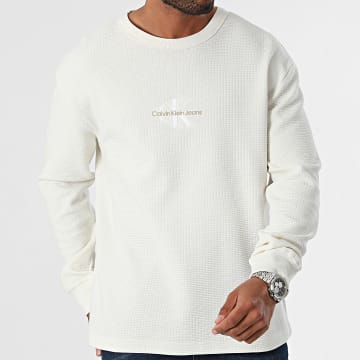 Calvin Klein - Tee Shirt Manches Longues 5647 Beige