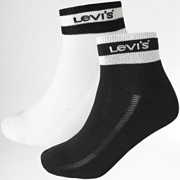 Levi's - Lote de 2 pares de calcetines 701226933 Negro Blanco